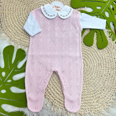 Saída de maternidade Bianca- Rosa Saída de maternidade Bianca- Rosa